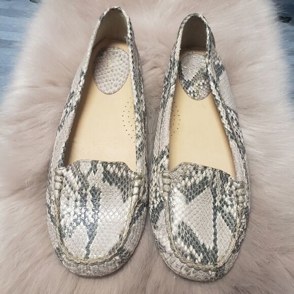 Cole Haan Cary snakeskin embossed leather loafer - Picture 1 of 4